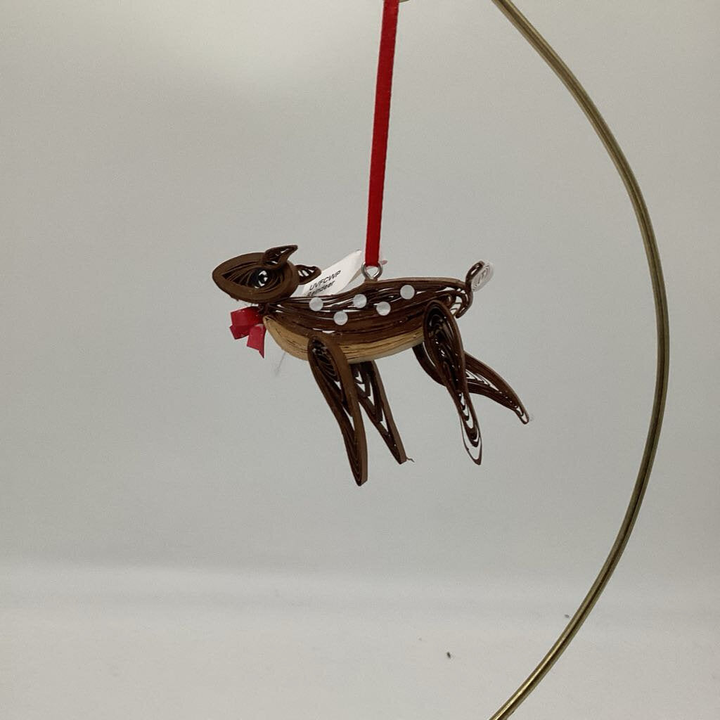Reindeer Christmas ornament