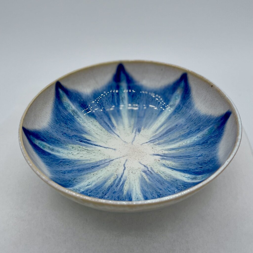 Appetizer Bowl- Blue/White Flux