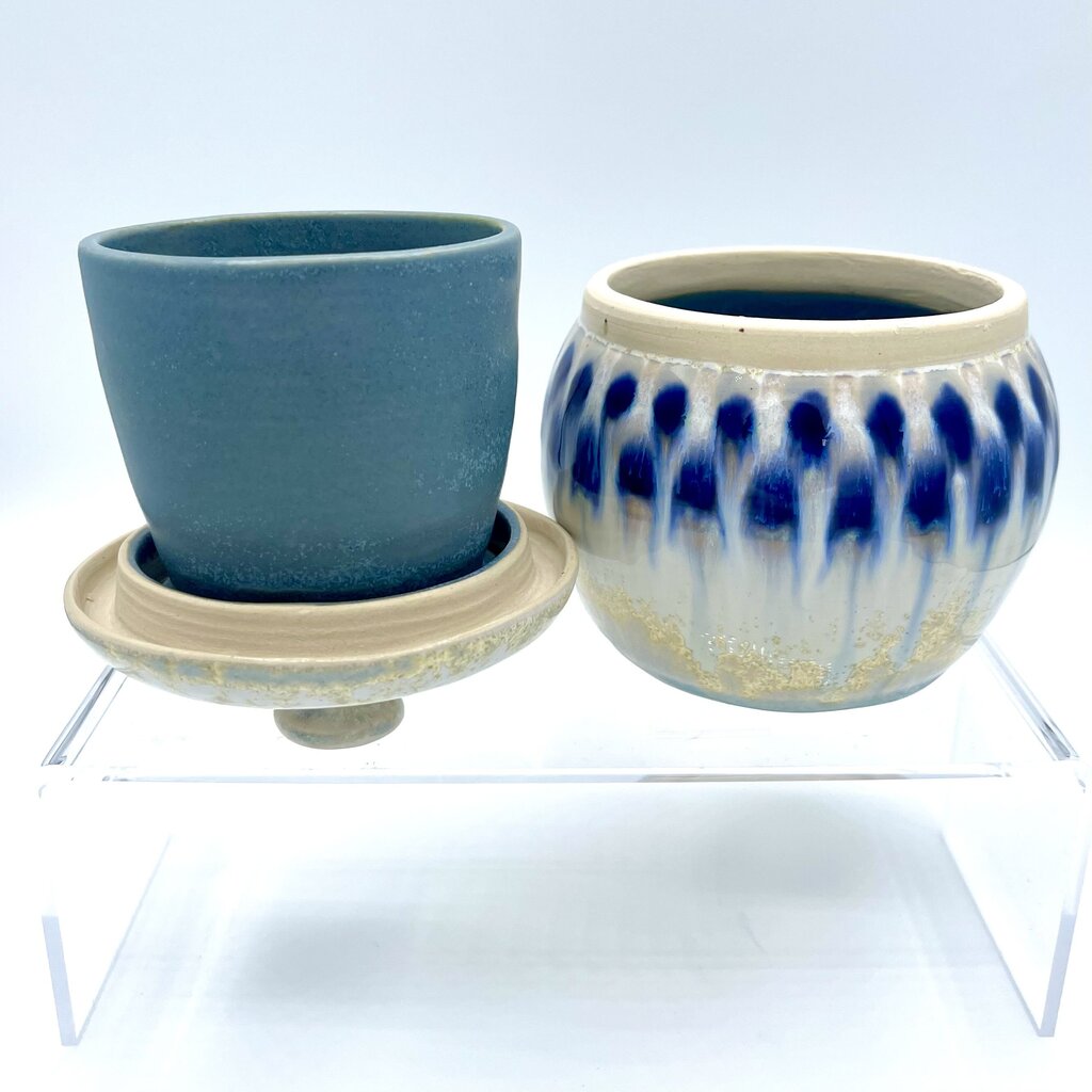 Butter Bell- Pearl/Cobalt