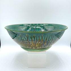 Large Serving Bowl- Green FP - view 2