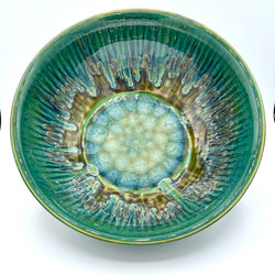 Large Serving Bowl- Green FP - view 1