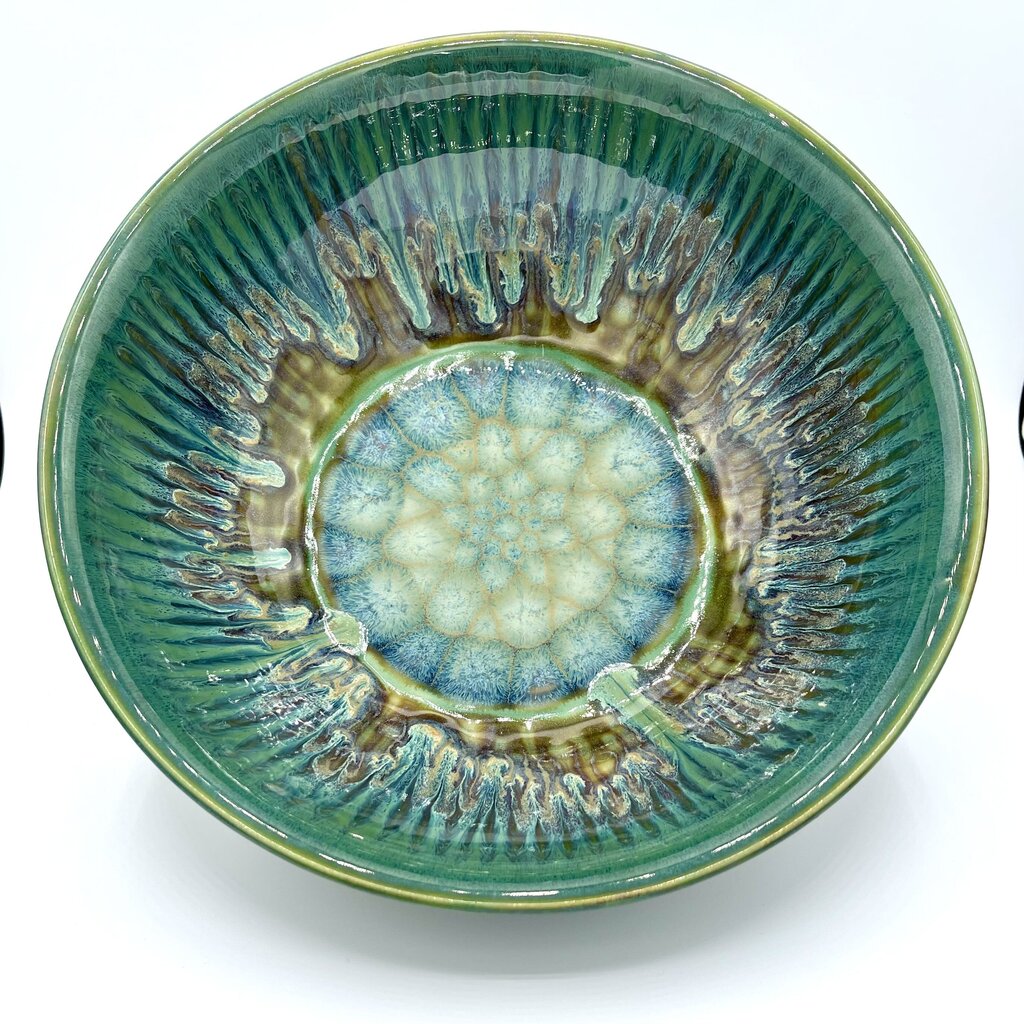 Large Serving Bowl- Green FP
