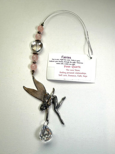 FAIRY Pewter Suncatcher