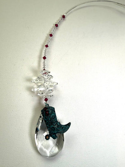 Cowboy Boot TD 63mm Suncatcher