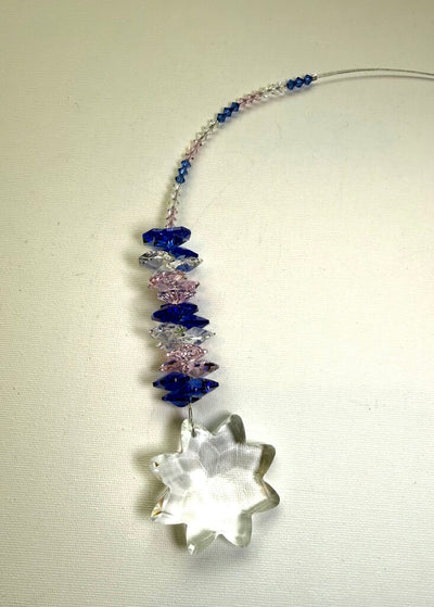 Flower Octagon 45mm Suncatcher