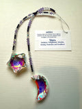 Star and Moon Purple Double Suncatcher