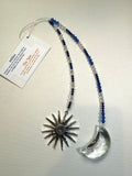 Sun and Moon Blue Double Suncatcher