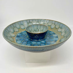Chip/Dip Dish- Sapphire/Ice FP - view 1