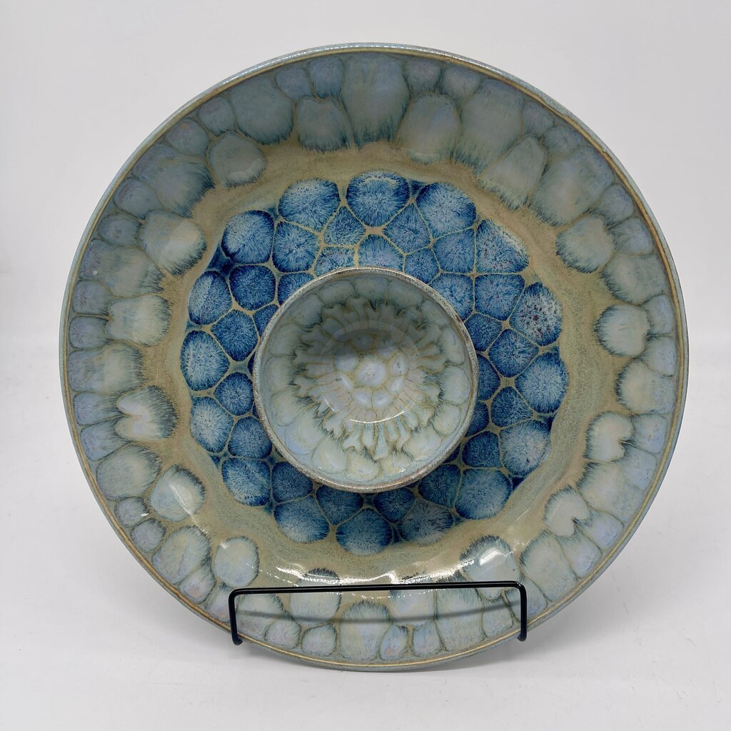 Chip/Dip Dish- Sapphire/Ice FP
