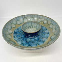 Chip/Dip Dish- Sapphire/Ice FP - view 2