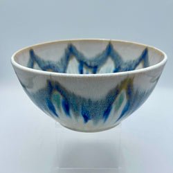 Soup/Cereal Bowl- Violet/Cobalt Flux - view 3
