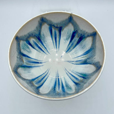 Soup/Cereal Bowl- Violet/Cobalt Flux