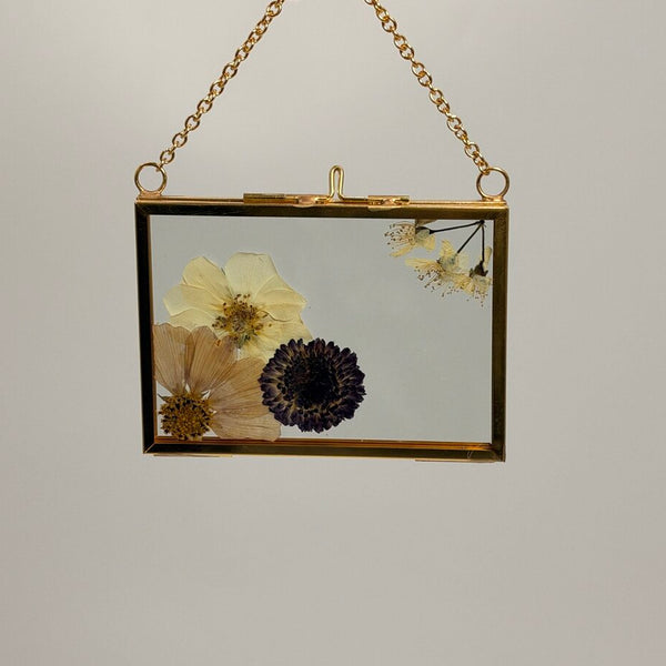 Sm. Landscape Frame w/ Florals