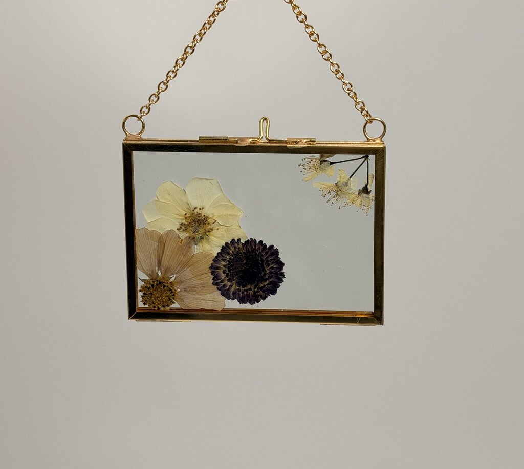 Sm. Landscape Frame w/ Florals