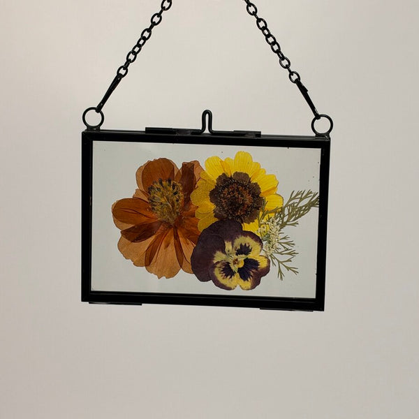 Sm. Landscape Frame w/ Florals