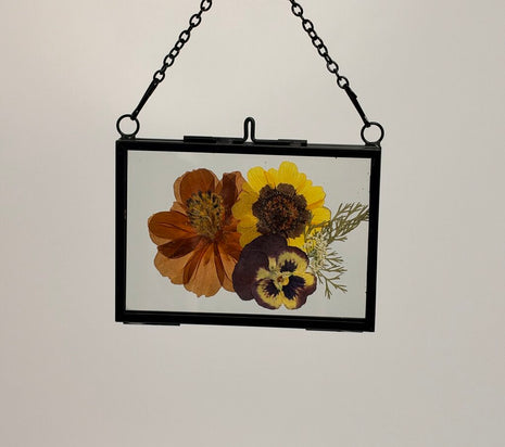 Sm. Landscape Frame w/ Florals