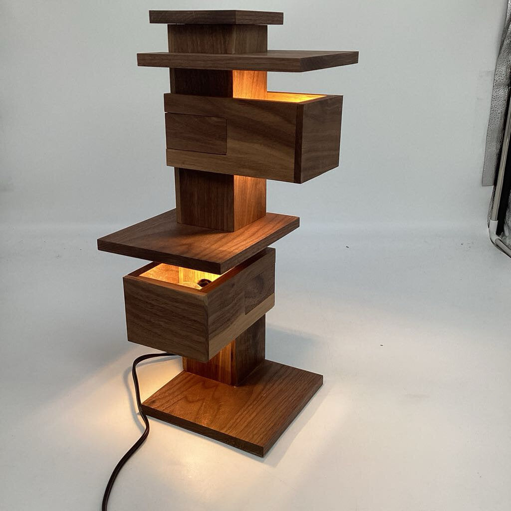 NSD-1 Desk Lamp, Walnut