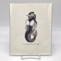 Heed the Siren Cluck - Chicken Mermaid Big Eraser Art Print