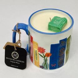 Bookstore (Bookshelf Mug) - Mug Candle - 100% Soy Wax - view 2