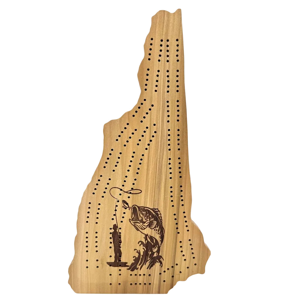 Fish Catch Cribbage board