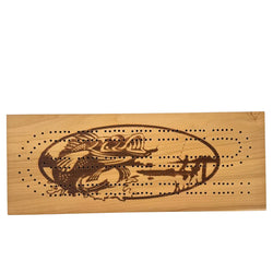 Trout Cribbage Board - view 1