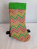 Stocking Burlap Green