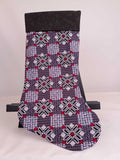 Stocking Knitted Snowflakes
