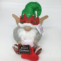 Elf gnome with stocking