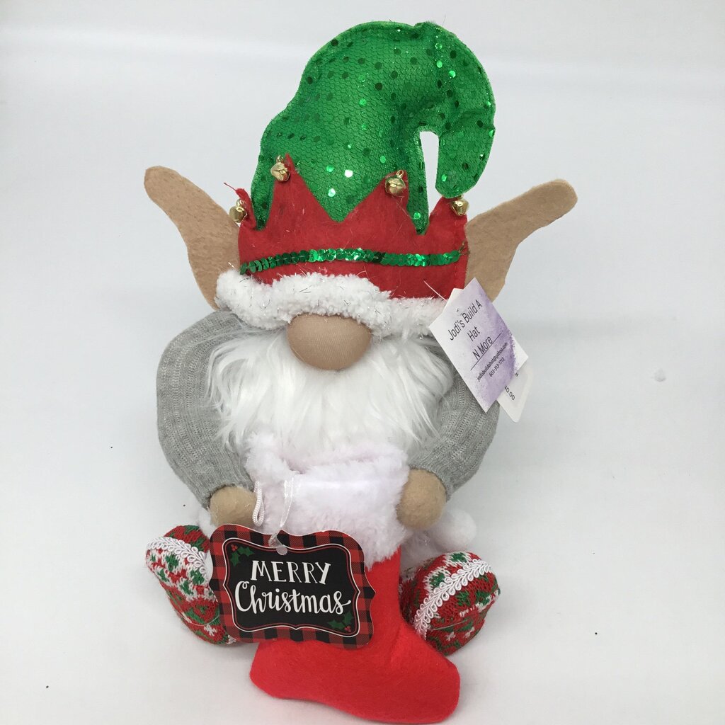 Elf gnome with stocking