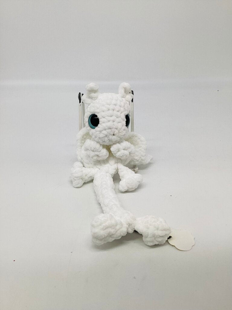 Lilea the White Axolotl Dragon