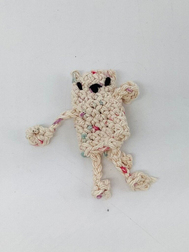 Speckled Cream Fidget Pocket Cat