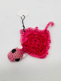 Sparkly Pink Pocket Dragon with Finger Loop