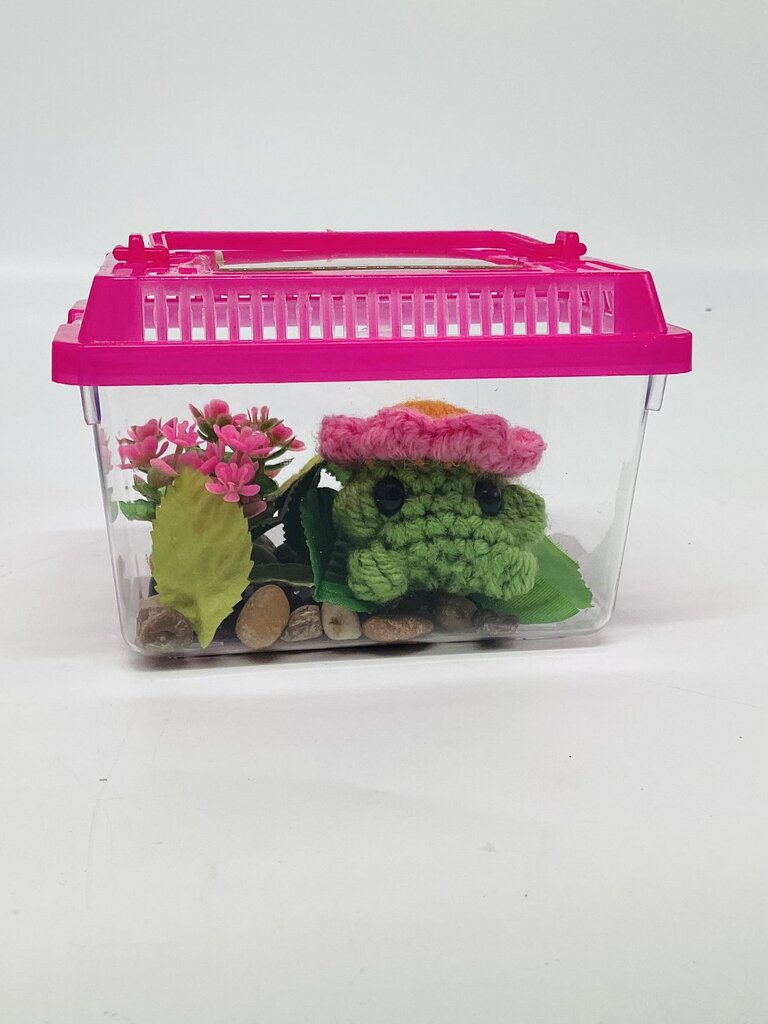 Pink and Yellow Flower Buddy Desk Pet