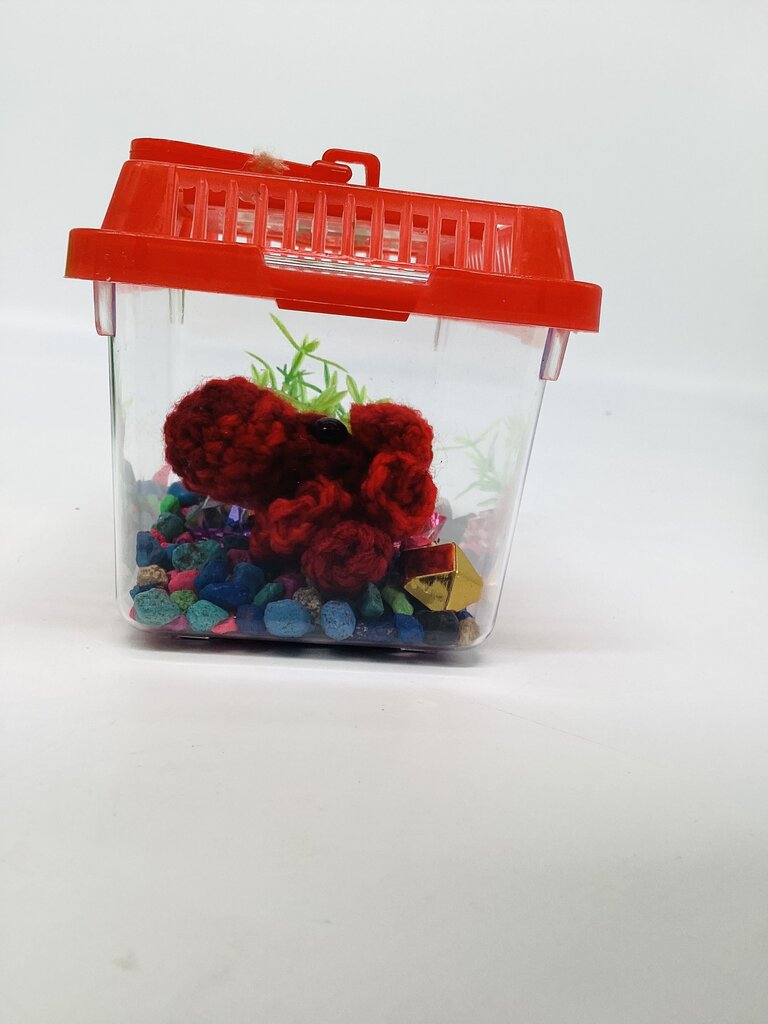 Red Octopus Desk Pet