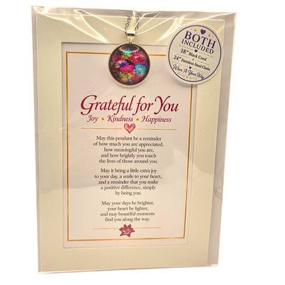 Grateful for You Keepsake Pendant