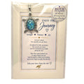 Enjoy The Journey Turtle Keepsake Pendant