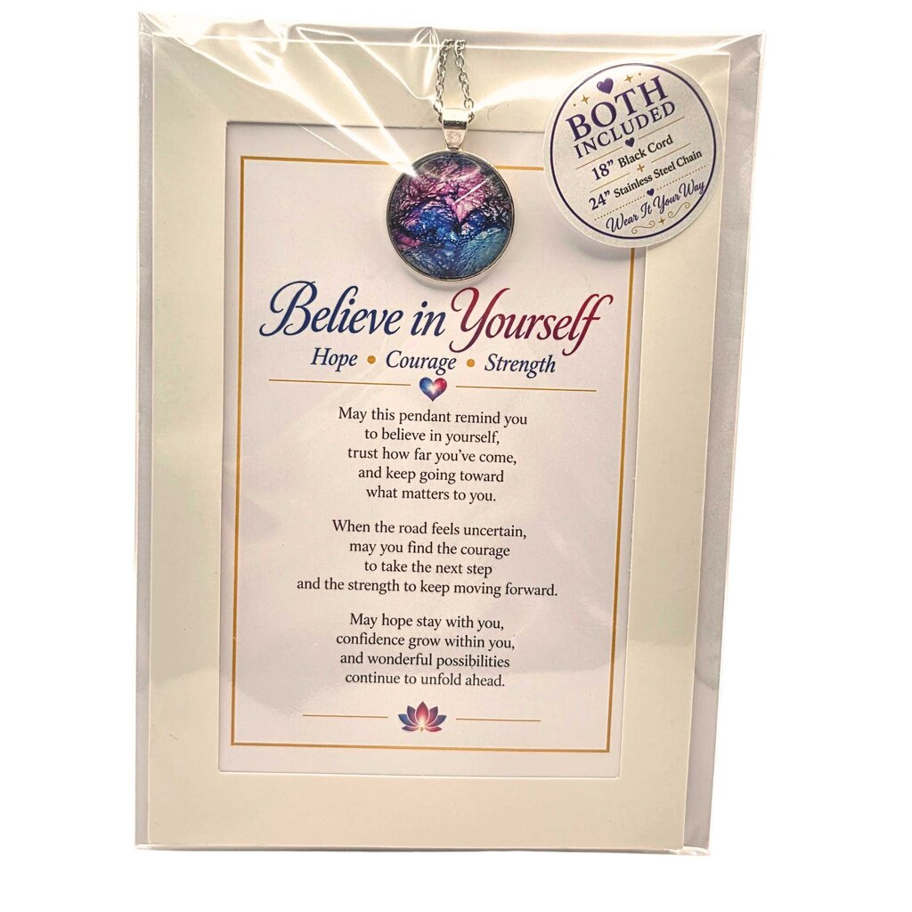 Believe in Yourself Keepsake Pendant