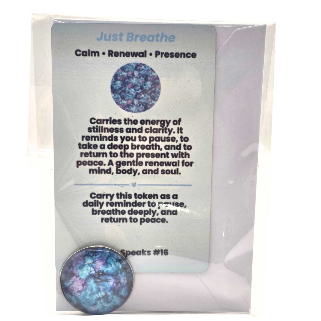 Just Breathe Keepsake Token