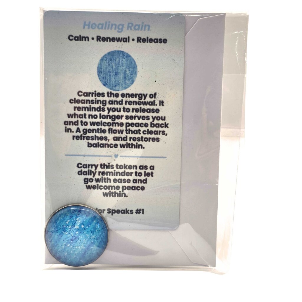 Healing Rain Keepsake Token