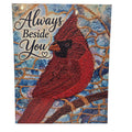 Always Beside You Cardinal Aluminum Print