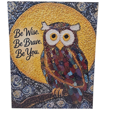 Owl Aluminum Art Print