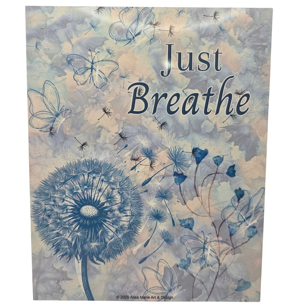 Just Breathe Aluminum Art Print
