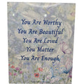 You Are Worthy Aluminum Art Print