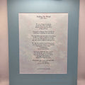 Riding the Wind Poetry Print