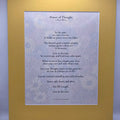 Power of Thought Poetry Print