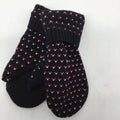 Sweater Mitten - Black/Red/White