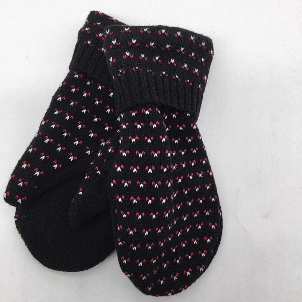 Sweater Mitten - Black/Red/White
