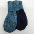 Sweater Mitten - Teal/Navy