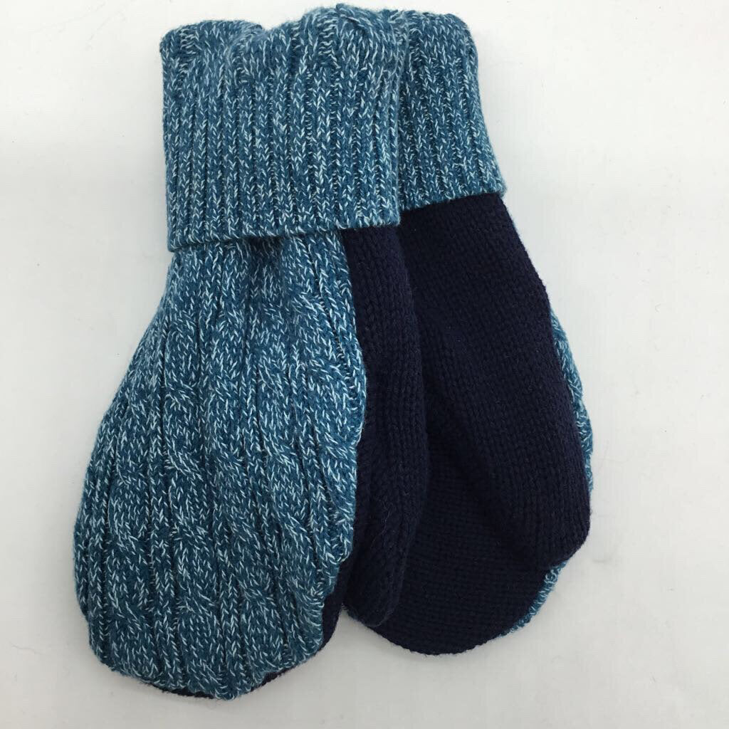Sweater Mitten - Teal/Navy