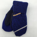 Sweater Mitten - Blue Stripe WOOL